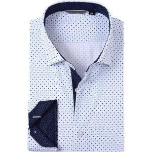 imageAlex Vando Mens Printed Dress Shirts Long Sleeve Regular Fit Button Down ShirtTurquoise Dots 05