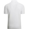 imageAlex Vando Mens Knit Polo Shirts Casual Short Sleeve Johnny Collar Golf ShirtsSolid White
