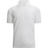 imageAlex Vando Mens Knit Polo Shirts Casual Short Sleeve Johnny Collar Golf ShirtsSolid White