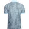 imageAlex Vando Mens Lace Polo Shirts Fashion Vibrant Short Sleeve Casual Shirts for MenBlue