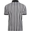 imageAlex Vando Mens Lace Polo Shirts Fashion Vibrant Short Sleeve Casual Shirts for MenWhite Multi