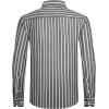 imageAlex Vando Mens Linen Long Sleeve Casual Button Down Shirt for Men Beach Wedding ShirtsBlack