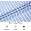 imageAlex Vando Mens Linen Long Sleeve Casual Button Down Shirt for Men Beach Wedding ShirtsBlue