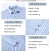 imageAlex Vando Mens Linen Long Sleeve Casual Button Down Shirt for Men Beach Wedding ShirtsBlue