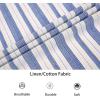 imageAlex Vando Mens Linen Long Sleeve Casual Button Down Shirt for Men Beach Wedding ShirtsBlueyellow