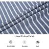imageAlex Vando Mens Linen Long Sleeve Casual Button Down Shirt for Men Beach Wedding ShirtsDarkblue