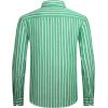 imageAlex Vando Mens Linen Long Sleeve Casual Button Down Shirt for Men Beach Wedding ShirtsGreen