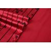imageAlex Vando Mens Luxury Flocked Satin Shirt Long Sleeve Stylish Button Down for Nightlife Events and Bold FashionFlower Burgundy