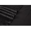 imageAlex Vando Mens Luxury Flocked Satin Shirt Long Sleeve Stylish Button Down for Nightlife Events and Bold FashionSquare Black