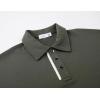 imageAlex Vando Mens Polo Shirt Cotton Blend Fashion Business Casual Polo Shirts for MenGreen