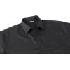 imageAlex Vando Mens Short Sleeve Dress Shirt Solid Cotton Stretch Button Down Shirt with PocketBlack