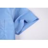 imageAlex Vando Mens Short Sleeve Dress Shirt Solid Cotton Stretch Button Down Shirt with PocketBlue
