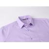 imageAlex Vando Mens Short Sleeve Dress Shirt Solid Cotton Stretch Button Down Shirt with PocketPurple