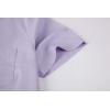 imageAlex Vando Mens Short Sleeve Dress Shirt Solid Cotton Stretch Button Down Shirt with PocketPurple