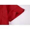 imageAlex Vando Mens Short Sleeve Dress Shirt Solid Cotton Stretch Button Down Shirt with PocketRed