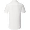 imageAlex Vando Mens Short Sleeve Dress Shirt Solid Cotton Stretch Button Down Shirt with PocketWhite