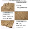imageAlex Vando Mens Summer Shirts See Through Sheer Lace Casual Short Sleeve Button Down Beach Shirt135 Khaki