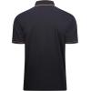 imageAlex Vando Mens Zipper Golf Shirt Moisture Wicking Zip Up Solid Fashion Polo ShirtsBlack