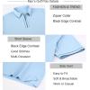 imageAlex Vando Mens Zipper Golf Shirt Moisture Wicking Zip Up Solid Fashion Polo ShirtsBlue
