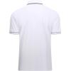 imageAlex Vando Mens Zipper Golf Shirt Moisture Wicking Zip Up Solid Fashion Polo ShirtsWhite