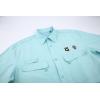 imageAlex Vando Printed Fishing Shirts Short Sleeve Outdoor Casual Shirt with Mesh InsideAqua