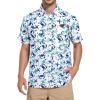 imageAlex Vando Printed Fishing Shirts Short Sleeve Outdoor Casual Shirt with Mesh InsideCrabs