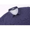 imageAlex Vando Printed Fishing Shirts Short Sleeve Outdoor Casual Shirt with Mesh InsideNavy Anchor