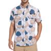 imageAlex Vando Printed Fishing Shirts Short Sleeve Outdoor Casual Shirt with Mesh InsideSand Dollar