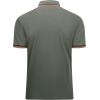 imageAlex Vando Mens Cotton Polo Shirts VNeck Short Sleeve Casual Shirts for MenFashion Army