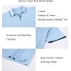 imageAlex Vando Mens Cotton Polo Shirts VNeck Short Sleeve Casual Shirts for MenFashion Blue