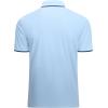imageAlex Vando Mens Cotton Polo Shirts VNeck Short Sleeve Casual Shirts for MenFashion Blue
