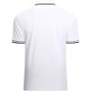 imageAlex Vando Mens Cotton Polo Shirts VNeck Short Sleeve Casual Shirts for MenFashion White