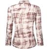imageAlex Vando Womens Flannel Shirt Regular Long Sleeve Button Down Flannel Shirts for WomenDistressed BeigeBrown