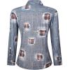 imageAlex Vando Womens Flannel Shirt Regular Long Sleeve Button Down Flannel Shirts for WomenDistressed Blue