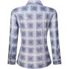 imageAlex Vando Womens Flannel Shirt Regular Long Sleeve Button Down Flannel Shirts for WomenDistressed BlueViolet