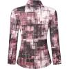 imageAlex Vando Womens Flannel Shirt Regular Long Sleeve Button Down Flannel Shirts for WomenDistressed Rose
