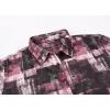 imageAlex Vando Womens Flannel Shirt Regular Long Sleeve Button Down Flannel Shirts for WomenDistressed Rose