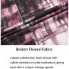 imageAlex Vando Womens Flannel Shirt Regular Long Sleeve Button Down Flannel Shirts for WomenDistressed Rose