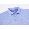 imageAlex Vando Mens Golf Shirt Moisture Wicking Classic Print Golf Shirts for MenBluewhite Square