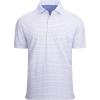 imageAlex Vando Mens Golf Shirt Moisture Wicking Classic Print Golf Shirts for MenBlue Dots