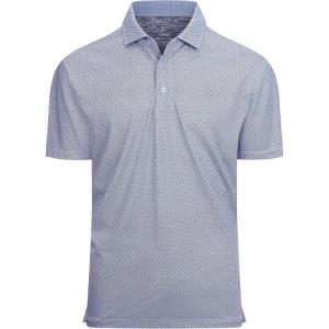 imageAlex Vando Mens Golf Shirt Moisture Wicking Classic Print Golf Shirts for MenBlack Circlesquare