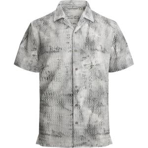 imageAlex Vando Mens Hawaiian Shirts Short Sleeve Summer Aloha Hawaii ShirtsWhiteBlack
