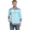 imageAlex Vando Mens Big Plaid Button Down Shirts Wrinkle Free 4Way Stretch Smart Casual Shirt38 BlueGrey