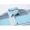imageAlex Vando Mens Big Plaid Button Down Shirts Wrinkle Free 4Way Stretch Smart Casual Shirt38 BlueGrey