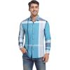 imageAlex Vando Mens Big Plaid Button Down Shirts Wrinkle Free 4Way Stretch Smart Casual Shirt40 BlueGrey
