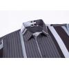 imageAlex Vando Mens Big Plaid Button Down Shirts Wrinkle Free 4Way Stretch Smart Casual ShirtBlackGrey