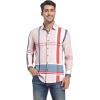 imageAlex Vando Mens Big Plaid Button Down Shirts Wrinkle Free 4Way Stretch Smart Casual ShirtRedGrey