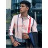 imageAlex Vando Mens Big Plaid Button Down Shirts Wrinkle Free 4Way Stretch Smart Casual ShirtRedGrey