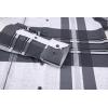 imageAlex Vando Mens Big Plaid Button Down Shirts Wrinkle Free 4Way Stretch Smart Casual ShirtWhiteBlack