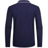 imageAlex Vando Mens Retro Cardigan Shirts Long Sleeve Two Pockets Knit Casual Button Down Shirts for MenRoyal